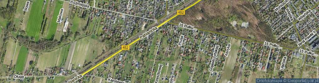 Zdjęcie satelitarne Witkiewicza Stanisława Ignacego ul.